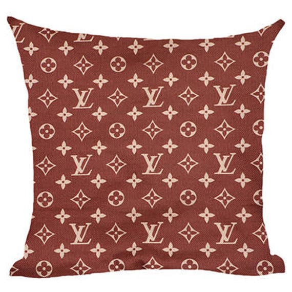 Louis Vuitton Inspired Throw Pillow Cover Decorative Pillow