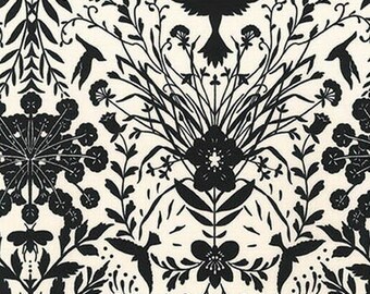 TISSU PATCHWORK blanc et noir collection Black and White Robert Kaufman