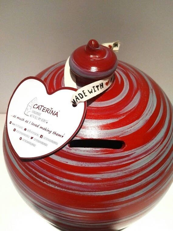 Large piggy bank for adults unopenable no hole to smash