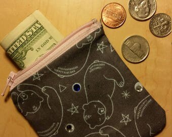 Choose Size: Sleepy Bear Coin Purse