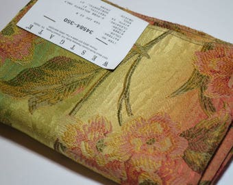 Tapestry fabric, designer home decor fabric,upholstery fabric, fabric remnants, fabric showroom sample