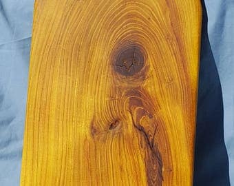 Natural Osage Orange Burl Wood Cutting Board or Serving