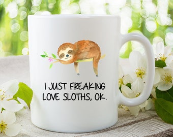 Sloth Mug, Sloth, Sloth Coffee Mug, Sloth Gift, Coffee Mug, Funny Mug, Mug, Funny Coffee Mug, Coffee, Sloth Gifts, Cute Sloth Mug, Sloths
