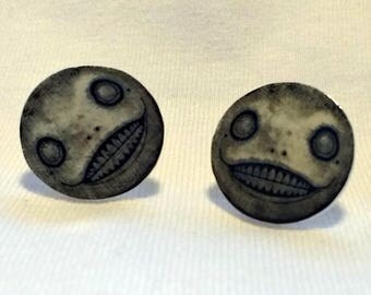 Nier // Nier Automata // Emil // stud earrings // silver plated