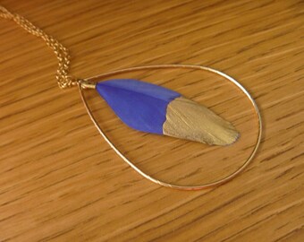 Golden Feather necklace