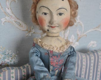 Hand Carved 1680's William Higgs Type Wooden doll