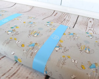 Peter Rabbit Fabric, Peter Rabbit childrens fabric, Teal Peter Rabbit Fabric, Beatrix Potter fabric, Teal Beatrix Potter fabric, teal fabric