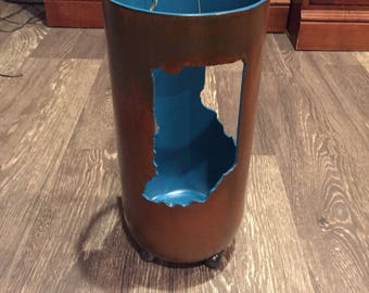 Plant or umbrella stand- Indiana cutout, or your State