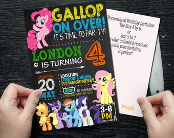 My Little Pony, My Little Pony Invitation, My Little Pony Birthday, My Little Pony, My Little Pony Party, My Little Pony Birthday Invitation