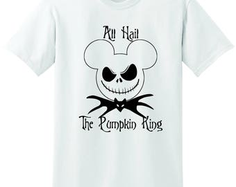 all hail the pumpkin king shirt