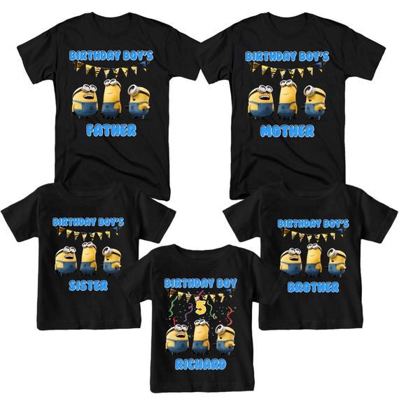 personalized minion shirts