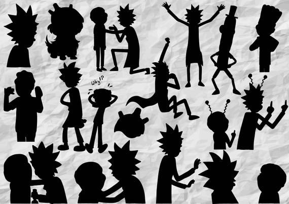 Free Free 171 Silhouette Rick And Morty Svg Free SVG PNG EPS DXF File