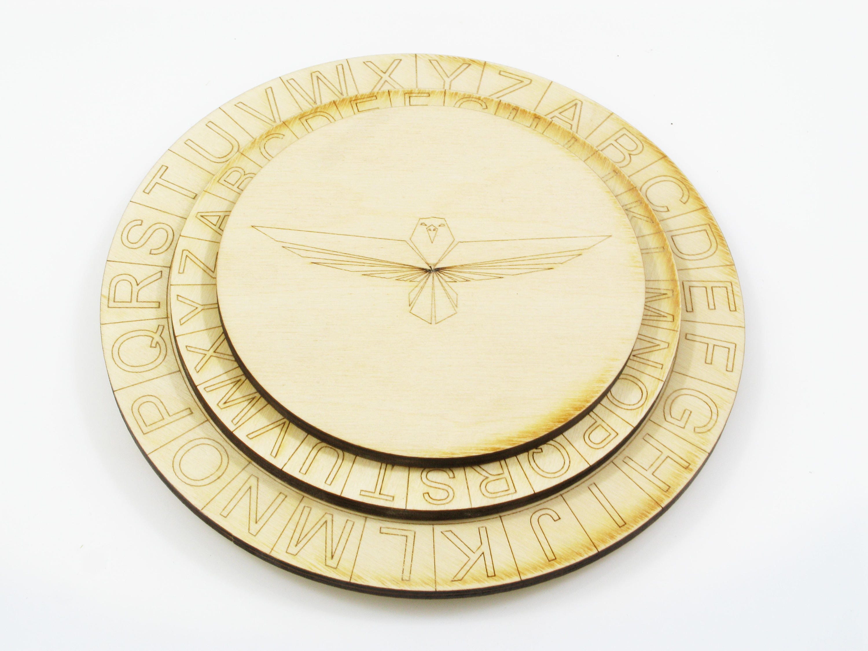Caesar cipher wooden Cipher wheel wood wheel escape room
