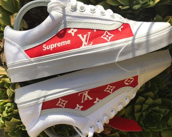 custom supreme vans