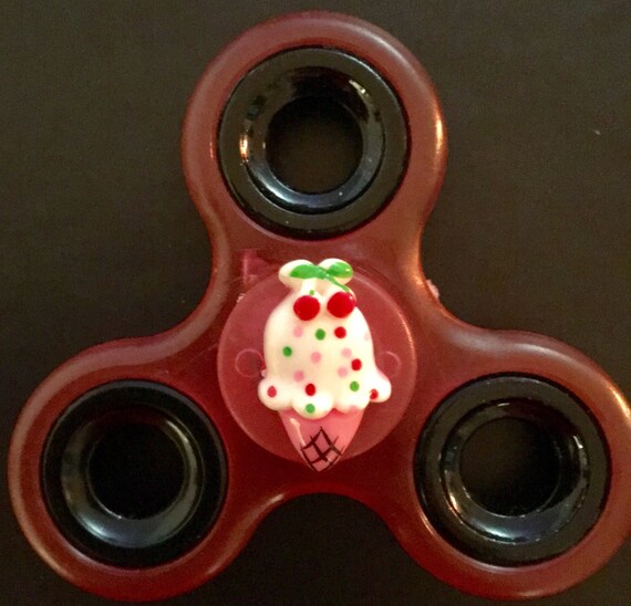 Ice Cream Custom Glow In The Dark Fidget Hand Spinner