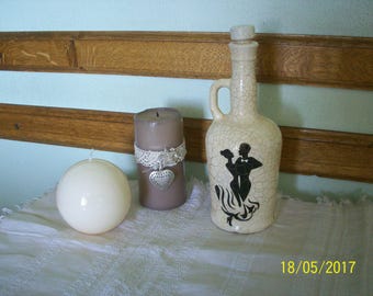 carafe, carafe to the fruit liqueur, carafe to the wine, bottle of the wine