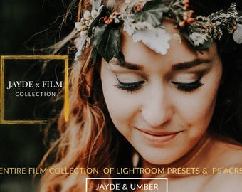 JAYDE x FILM Collection Wedding Lightroom And Photoshop Presets Professional Presets - The Film Collection For Lightroom And Photoshop