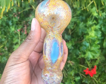 Glass Pipe, Glass Smoking Pipe, tobacco pipe, pipe, Cute pipe, Girly pipe, Spoon bowl, bowl pipe