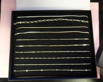 14K Estate -18K GP Lot of Necklaces and Bracelets