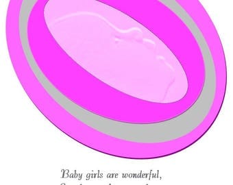 Congratulations - Baby Girl - 1