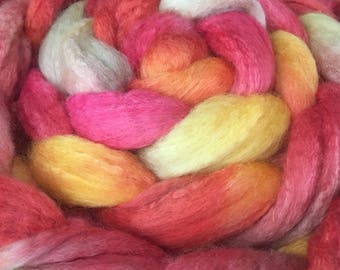Spinning fiber, BFL/silk