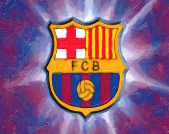 Retractable Badge ID Holder/ FC Barcelona Football Club