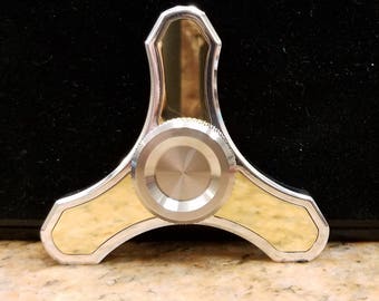3 point polished fidget spinner made in the USA