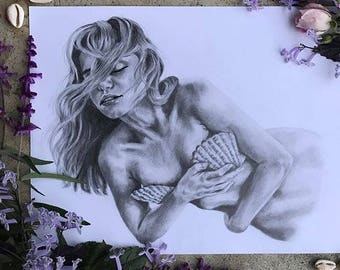 Mermaid Gypsy Boho Art Print