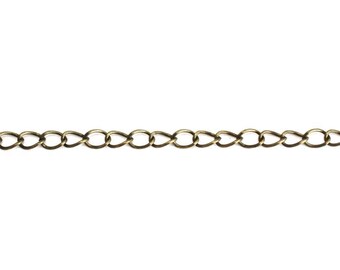 Metal chain ANTIQUE medium non soldered link