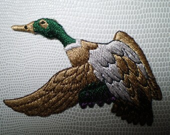 applique patch flying bird