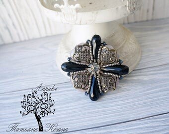 Brooch Maltese Large Cross