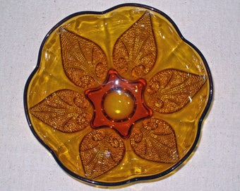Amber Glass, Anchor Hocking Glass Bowl
