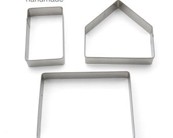 Gingerbread house small cookie cutter set