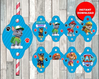 Paw patrol tags | Etsy