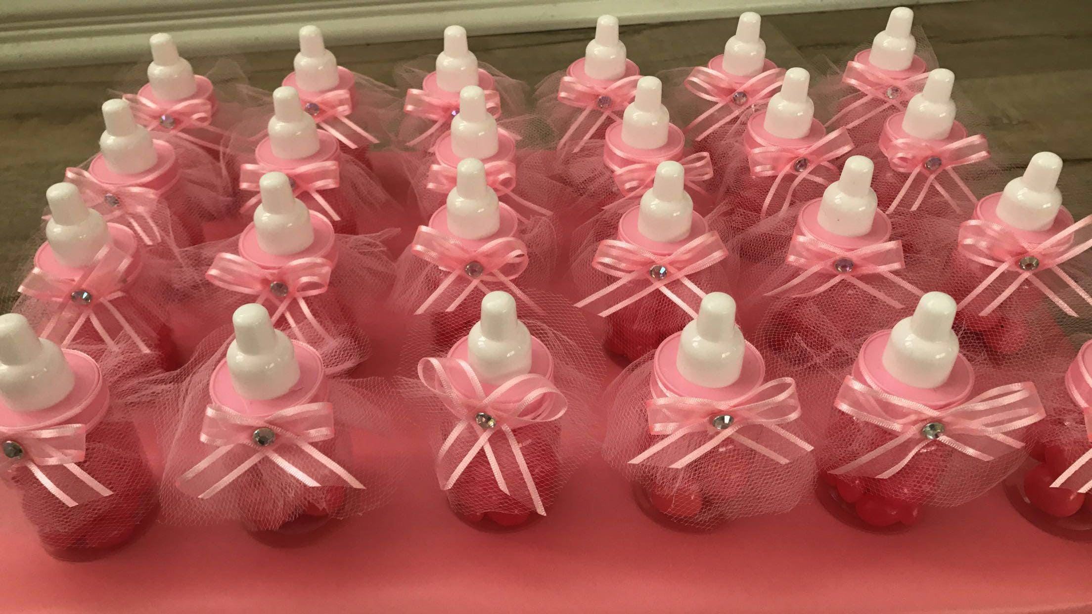 Baby bottle favors