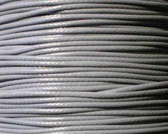 1 M Fil waxed Polyester 1 mm light gray (meter) ACFI11