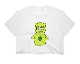 Cannavis Creations "Kushi Kopi" Crop Top