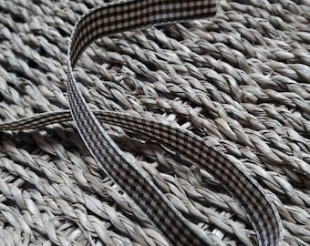 A Brown Plaid Ribbon ♥1M 10mm♥ small tiles