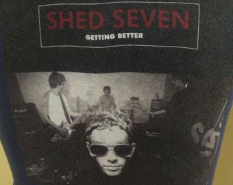 RARE!! Vintage Tour Shirt Shed Seven t- shirt 90's