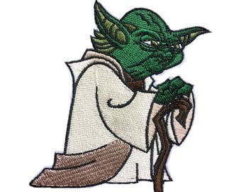 Star Wars Patch Master Yoda Patch Chewbacca Iron on Patch Sew On Patches back patch