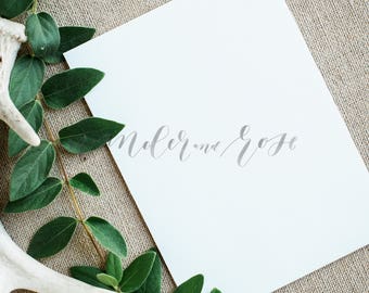 Wedding Invitation Mockup | Styled stock photo Image with blank card & Greenery for Blogs Websites and Instagram
