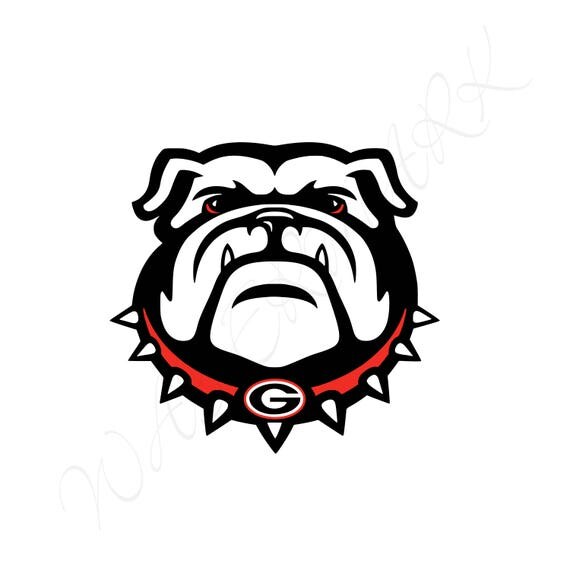 Georgia Bulldogs SVG and Studio 3 Cut File Stencil and Decal