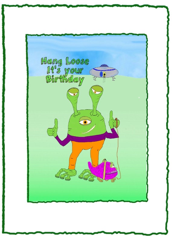 Alien Happy Birthday