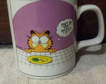 Garfield coffee mug | Etsy