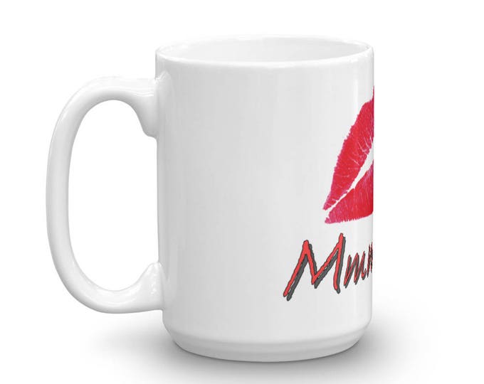 Mmm Coffee, Lipstick Coffee Mugs for Coffee Lovers, Lips coffee cup Gifts for Teachers, Mom, Friend, Grandma, Girls, Women, Coffee Shop