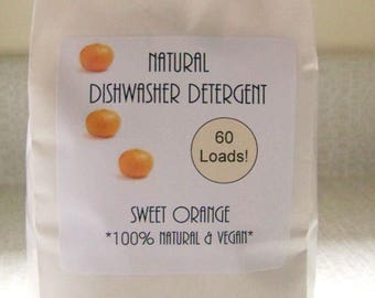 Natural Dishwasher Detergent- 60 Loads- Vegan
