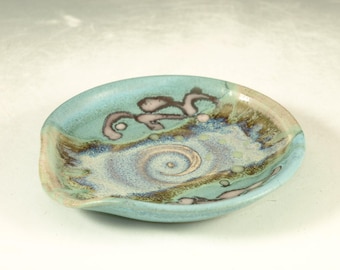Spoon rest - wheel thrown pottery