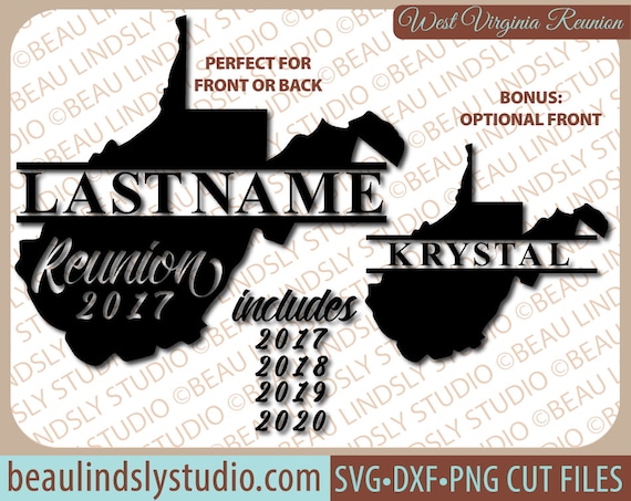 Download Custom West Virginia Family Reunion SVG Cutting File West