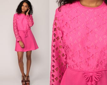 17927 Powder Pink Sheer Spanish Sleeve Sequin Lace Dress