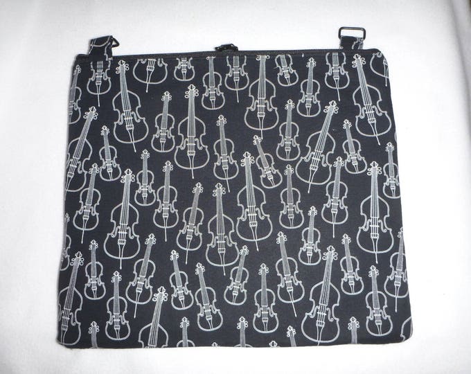 Custom Order Sheet Music Bag w/stabilizer - Large, pocket, divider